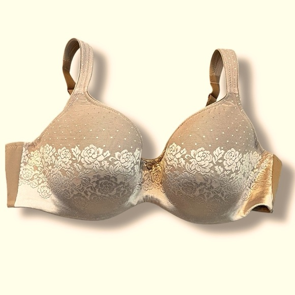 SOMA Bra Stunning Support Balconette Seamless Cups Underwires Like New Beige 38D - Picture 4 of 11